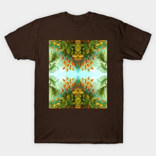 Botanical nature pattern T-Shirt